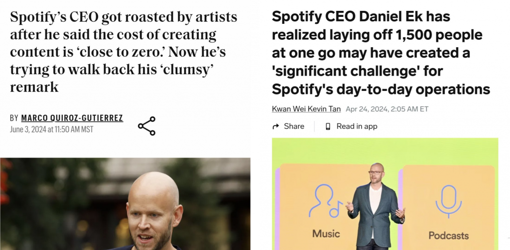 Spotify CEO Daniel Ek 2024