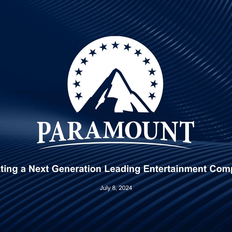 Skydance x Paramount Global Merger Deck