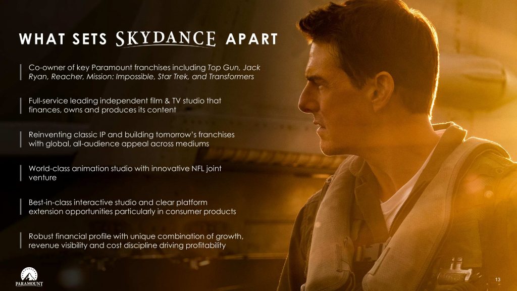 Skydance x Paramount Global Merger Deck