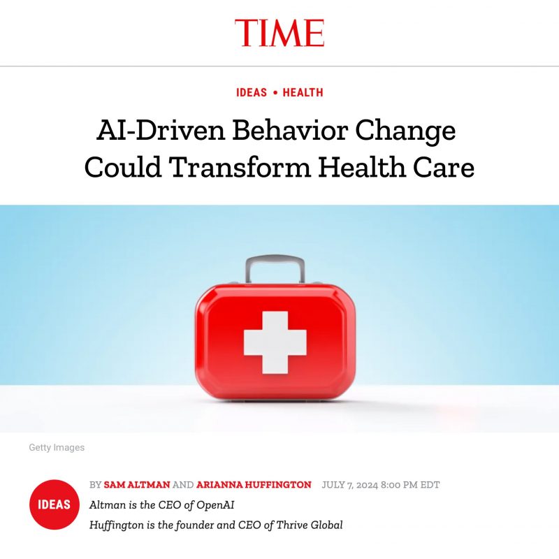 Thrive AI Health Announcement