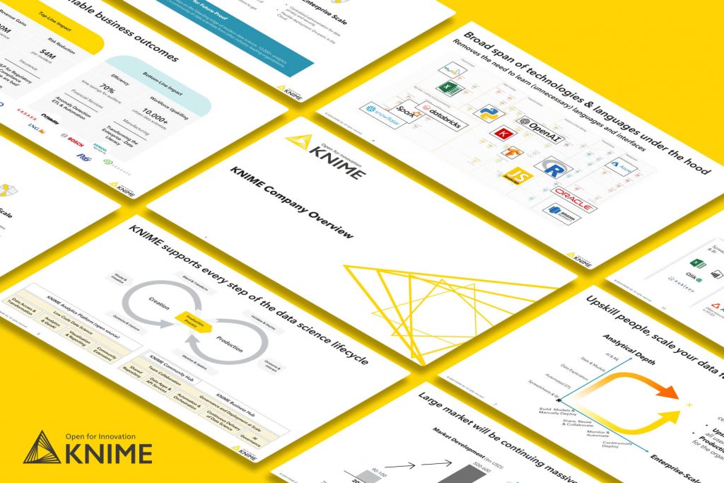 Knime Pitch Deck - $30M Series B for Enterprise Data Analytics