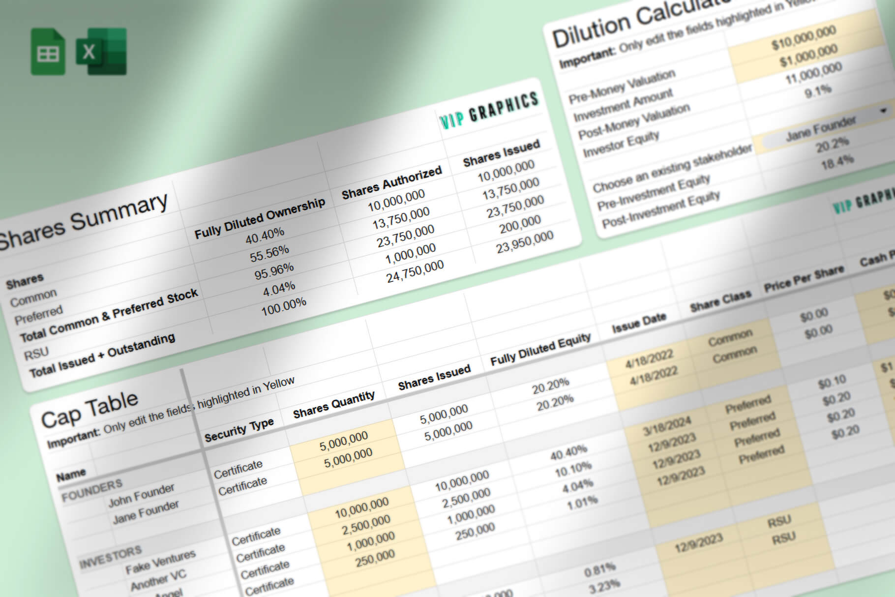 What is a startup cap table? (+ free template & tutorial)