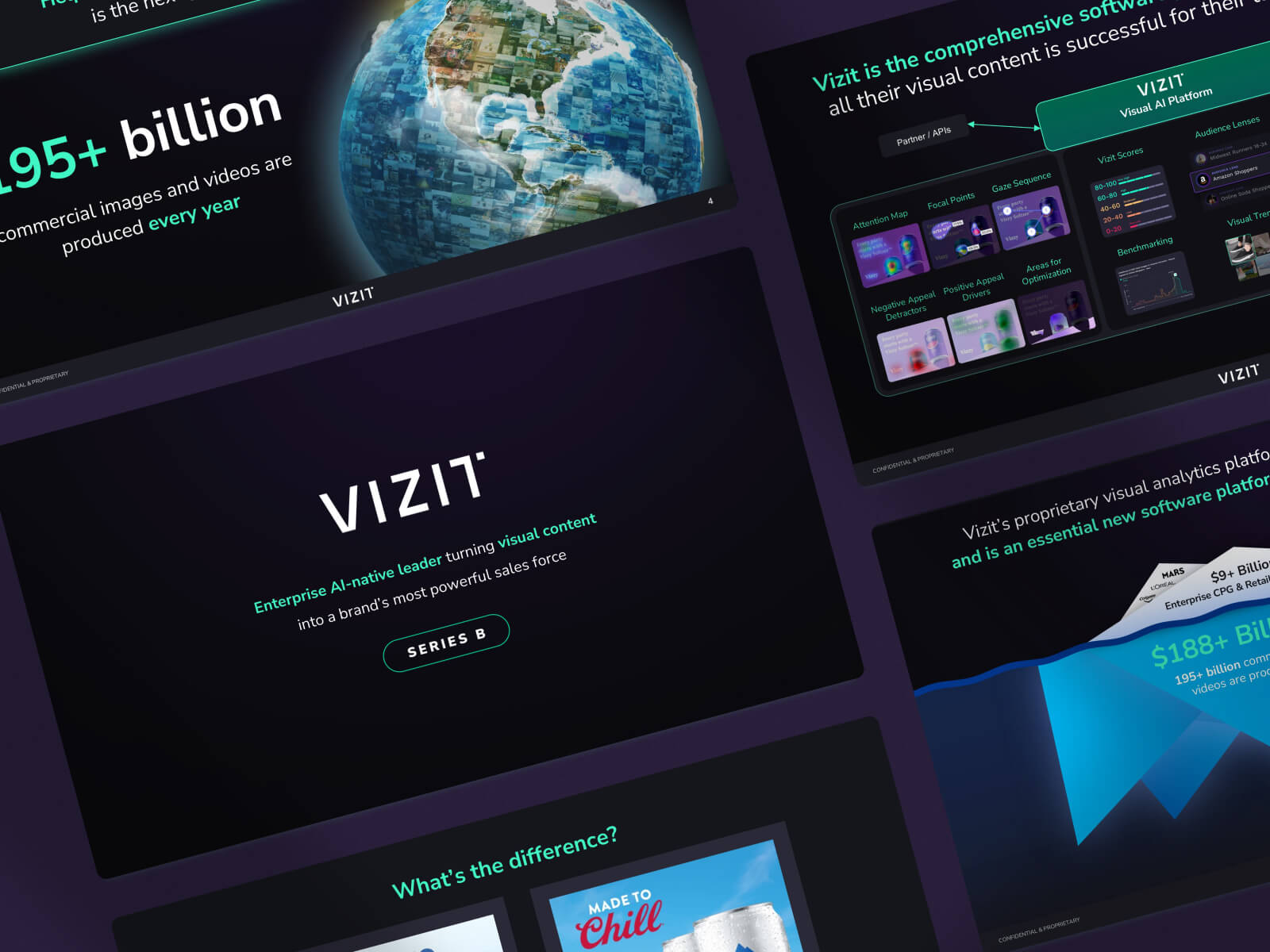 Vizit pitch deck: $25M for visual content optimization