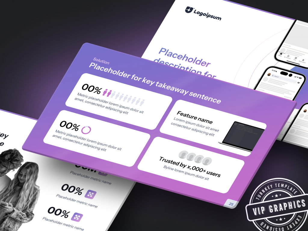 recruiting-pitch-deck-template Turnkey Investor Presentation Template: ready-made pitch deck template for HR & recruiting software startups