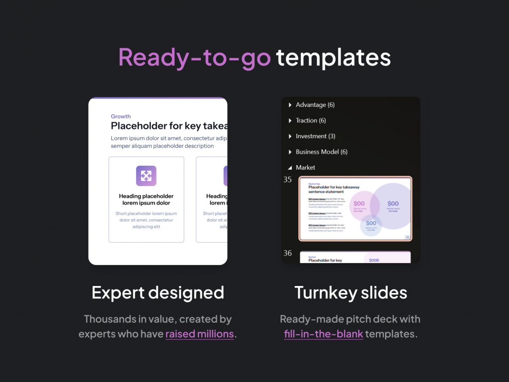 recruiting-ready-made-pitch-deck-template_preview Ready-made, Turnkey Pitch Deck Template: Fill in the blank slides created by experts