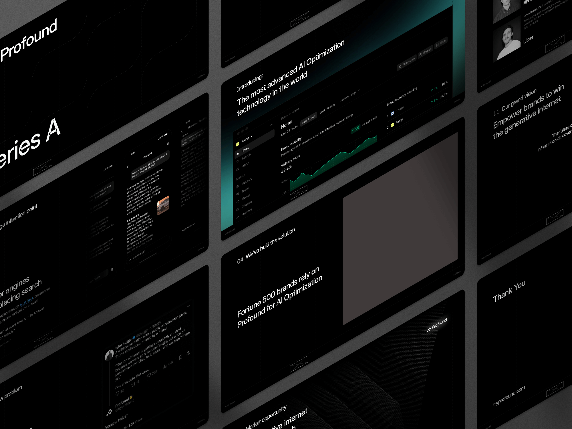Profound pitch deck: $20M for AI visibility
