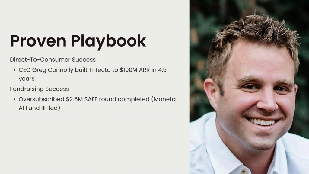 Kora Pitch Deck - Founder experience Slide: Best pitch deck examples - $2.6M for smart home energy | VIP Graphics