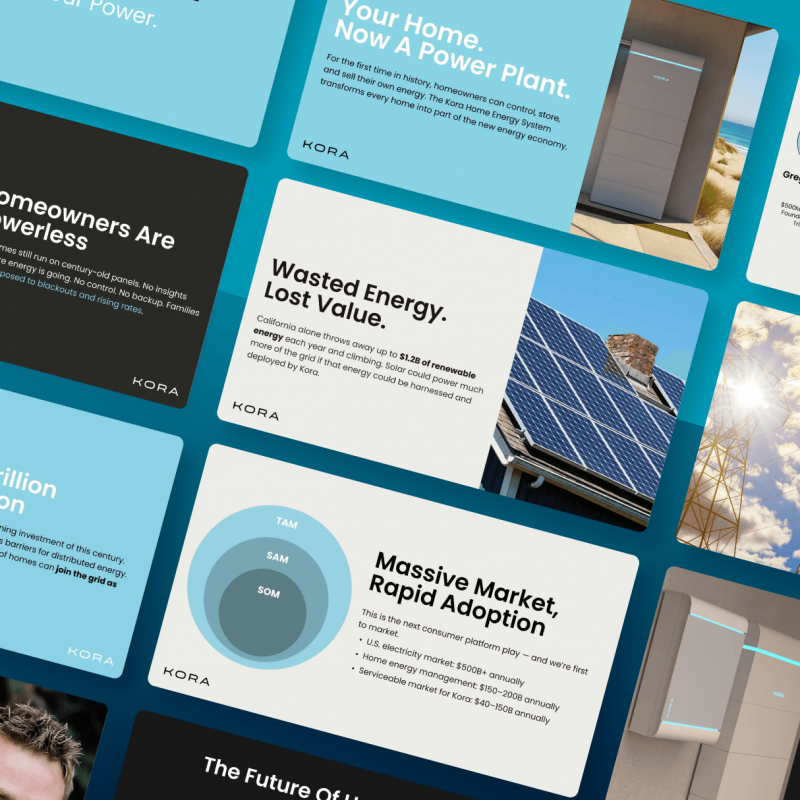 Kora Pitch Deck - $2.6M for home energy equipment