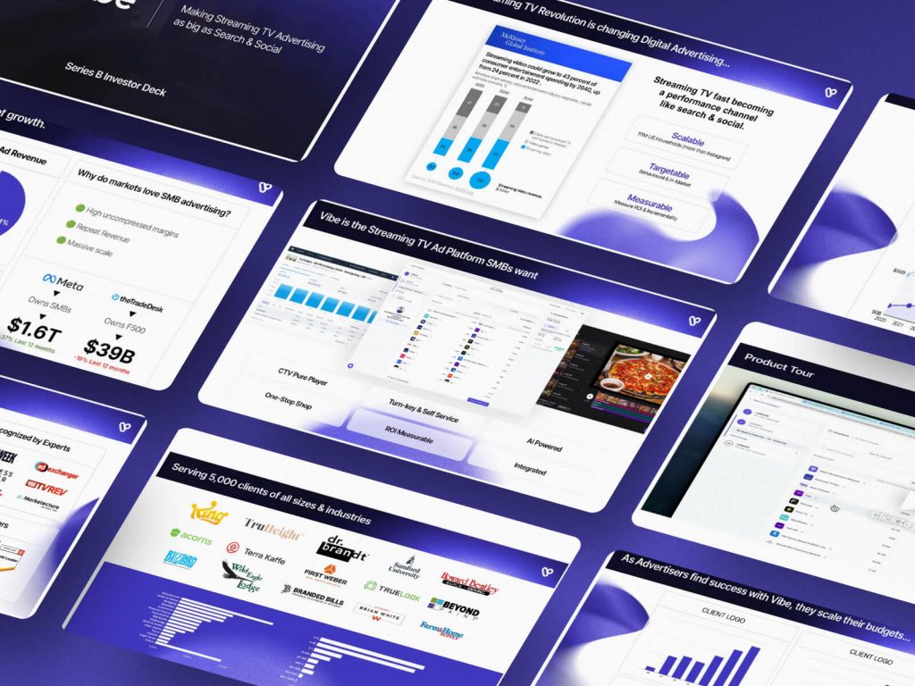 Vibe Pitch Deck - $50M for self-service TV advertising platform